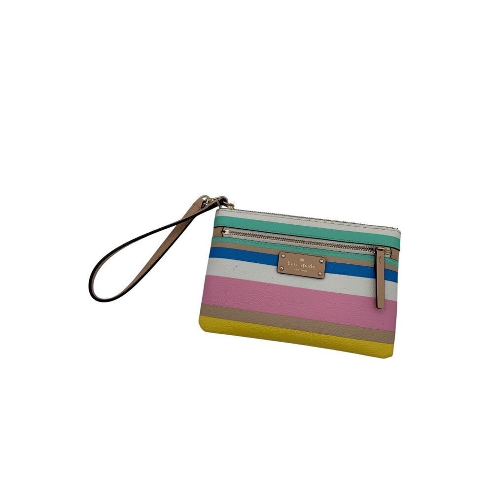 Women’s Kate Spade Mini Hand Wallet with color stripes
